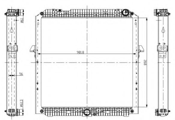NRF 56067 Radiator, engine cooling